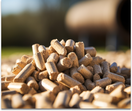Home wood pellet